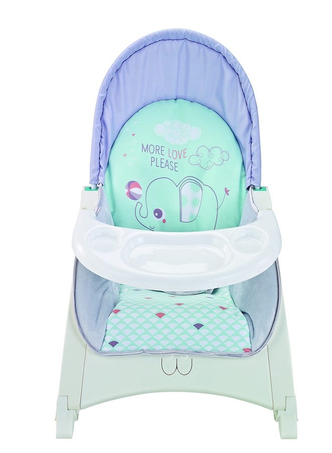 Fiddlys Newborn to Toddler Rocker Chair with Music and Vibration Function, Adjustable Mode (27231), Blue - Image 3